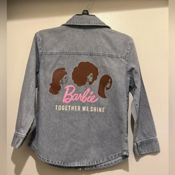 Barbie Kids Denim Jacket - Light Blue - Picture 3 of 3